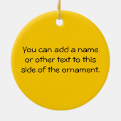 Candy Corn Bat Keramisch Ornament (Achterkant)