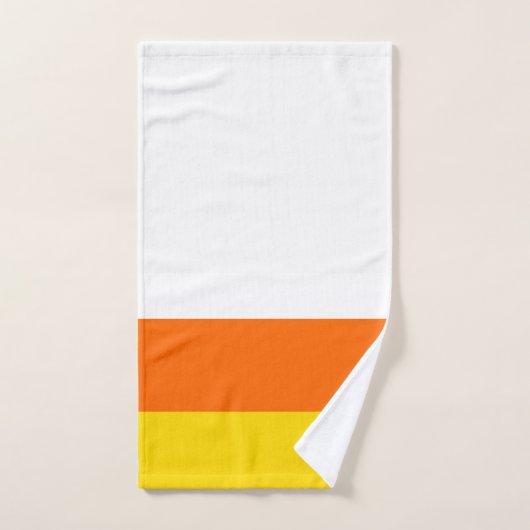 Candy Corn Bathroom Towel Set Bad Handdoek (Handdoek)