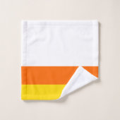 Candy Corn Bathroom Towel Set Bad Handdoek (Wasdoekje)