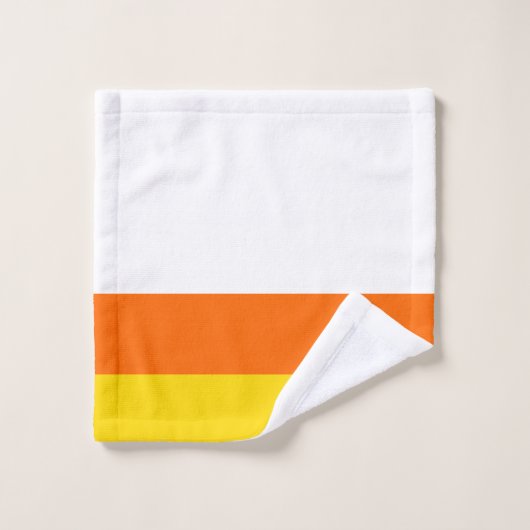 Candy Corn Bathroom Towel Set Bad Handdoek (Wasdoekje)