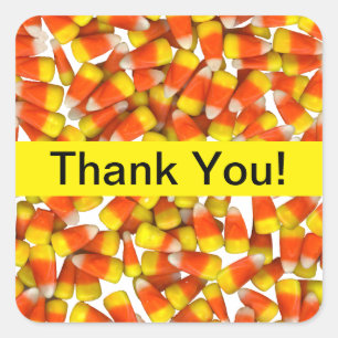 Candy Corn - Bedankt Sticker