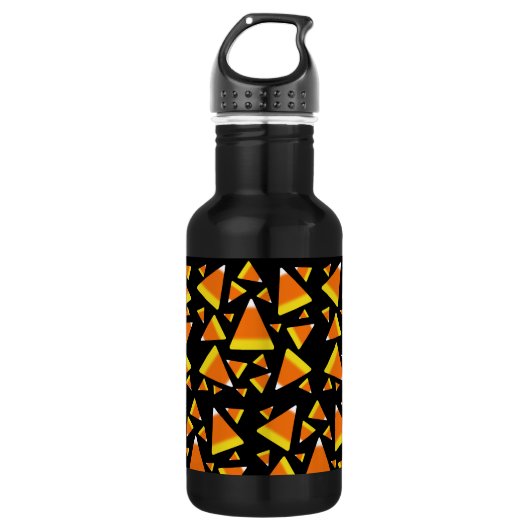 Candy Corn Black Waterfles (Voorkant)