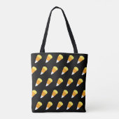 Candy Corn Canvas tas (Geel, Sinaasappel & Wit) (Achterkant)