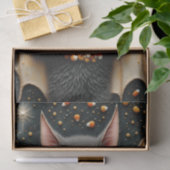 Candy Corn Cat Bat Decoupage Tissuepapier (Geschenk)