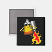 Candy Corn Chaos - Funny 1 of 4 - Magnet (Voorkant / Achterkant)