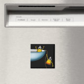 Candy Corn Chaos - Funny 3 of 4 - Magnet (Insitu (Vaatwasser))