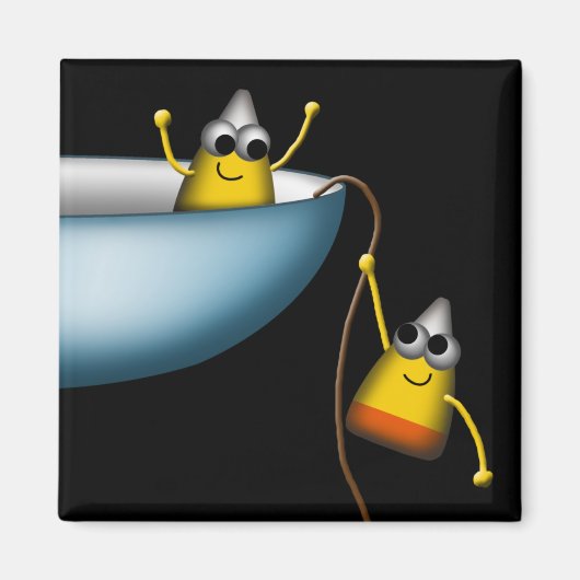 Candy Corn Chaos - Funny 3 of 4 - Magnet (Voorkant)