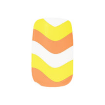 Candy Corn Colors Nail Decals, Minx Nail Art 