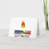 Candy Corn - Corny Birthday Kaart (Achterkant)