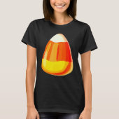 Candy Corn Costume Last Minute Lazy Party T-shirt (Voorkant)