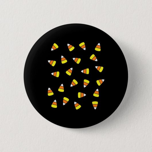 Candy Corn Costume Ronde Button 5,7 Cm (Voorkant)