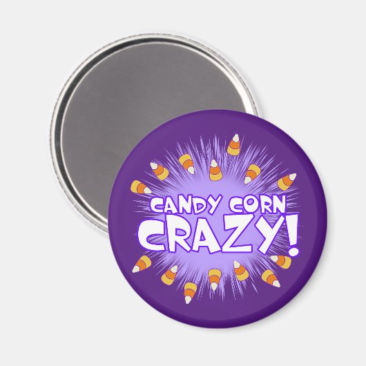Candy Corn CRAZY! Magneet (Voorkant / Achterkant)