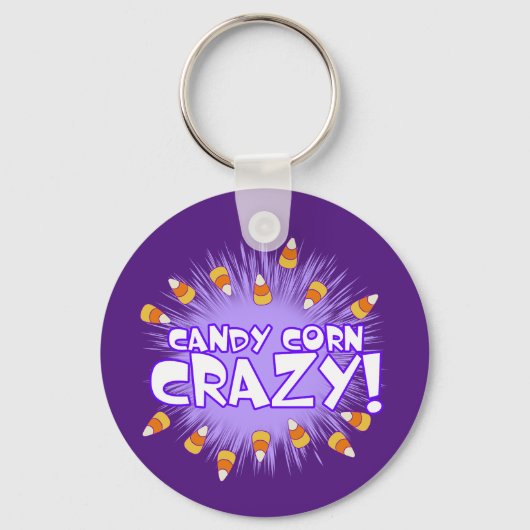 Candy Corn CRAZY! Sleutelhanger (Voorkant)