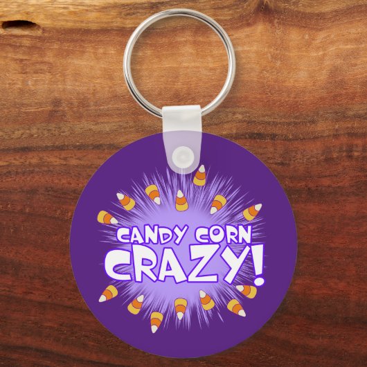 Candy Corn CRAZY! Sleutelhanger (Voorkant)
