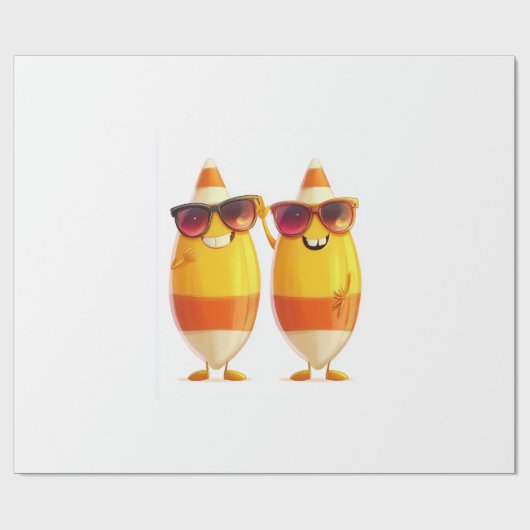 Candy Corn Crew Cadeaupapier (Vlak)