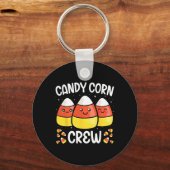 Candy Corn Crew Halloween Kostuum Mannen Vrouwen V Sleutelhanger (Voorkant)