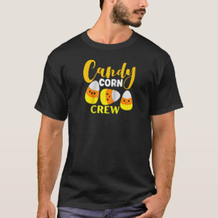 Candy Corn Crew Halloween Kostuum Vrouwen Mannen V T-shirt