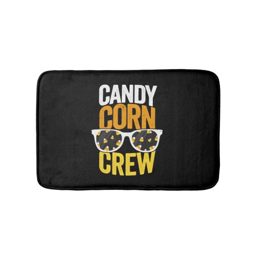 Candy Corn Crew Halloween TShirt Party Zonnebril Badmat (Voorkant)
