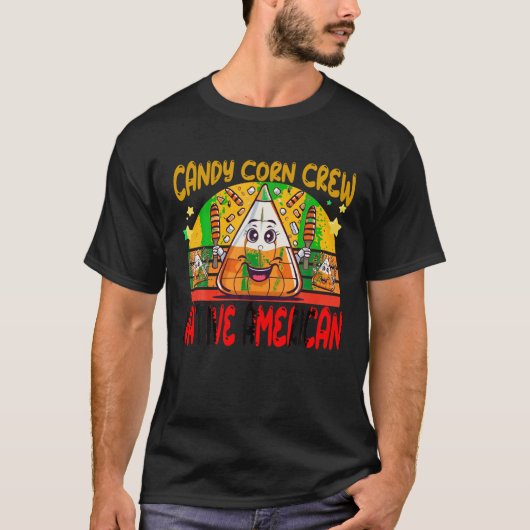 Candy Corn Crew Native Amerikaanse Indiase Tribal  T-shirt (Voorkant)