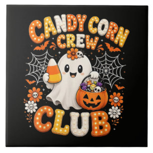 Candy Corn Crew Spook Halloween Tegeltje