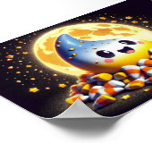 Candy Corn Cutie - Halloween Karakterkunst Poster (Hoek)