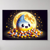 Candy Corn Cutie - Halloween Karakterkunst Poster (Voorkant)