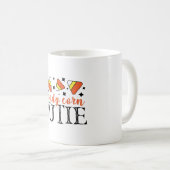 Candy Corn Cutie Halloween Trick or treat Koffiemok (Voorkant rechts)