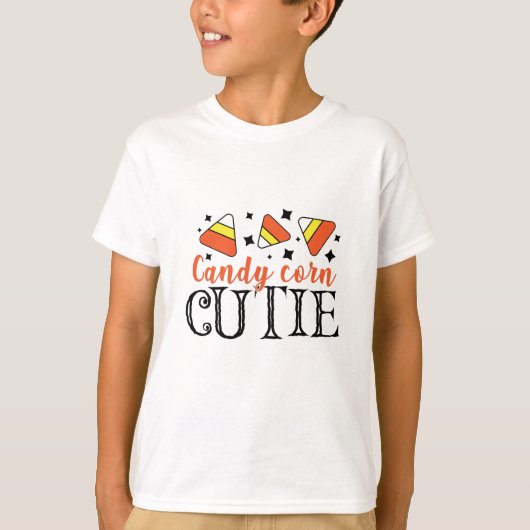 Candy Corn Cutie Halloween Trick or treat T-shirt (Voorkant)