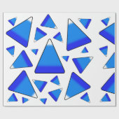 Candy Corn Dark Blues Cadeaupapier (Vlak)