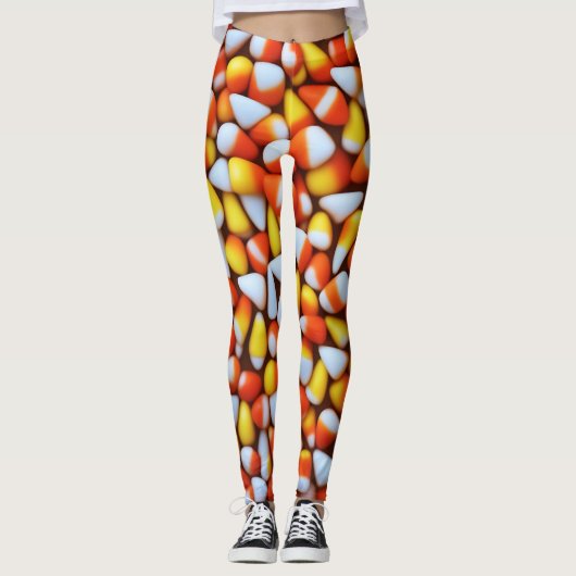Candy Corn Design Leggings (Voorkant)