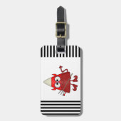 Candy Corn Devil Halloween Bagagelabel (Voorkant verticaal)