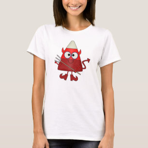 Candy Corn Devil Halloween T-shirt