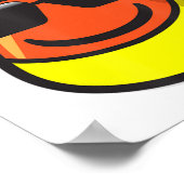 Candy Corn die zonnebrillen draagt Poster (Hoek)