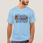 Candy Corn Enthusiast (schoon ontwerp) T-shirt (Voorkant)
