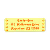 Candy Corn Etiket (Voorkant)