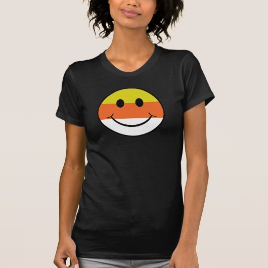 Candy Corn Face T-shirt (Voorkant)