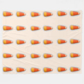 Candy Corn Fleece Blanket 60 x 80 inch (Voorkant (Horizontaal))