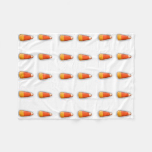 Candy Corn Fleece Blanket Deken (Voorkant (Horizontaal))