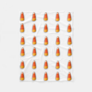 Candy Corn Fleece Blanket Deken