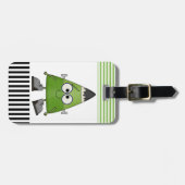 Candy Corn Frankenstein Halloween Bagagelabel (Voorkant horizontaal)