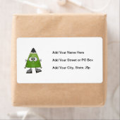 Candy Corn Frankenstein Halloween Etiket (Insitu)