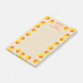 Candy Corn | Gepersonaliseerd Post-it® Notes (Schuin)