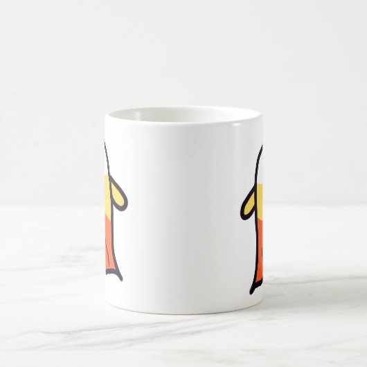 Candy Corn Ghost Koffiemok (Center)