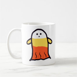 Candy Corn Ghost Koffiemok