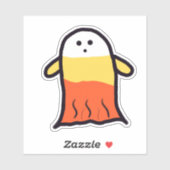 Candy Corn Ghost Sticker (Vel)