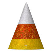 Candy Corn Glitter Halloween Feesthoedjes (Links)