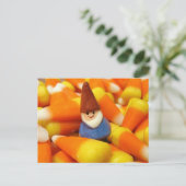 Candy Corn Gnome Briefkaart (Staand voorkant)