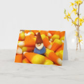 Candy Corn Gnome Kaart (Gele Bloem)