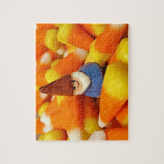 Candy Corn Gnome Puzzle Legpuzzel (Verticaal)