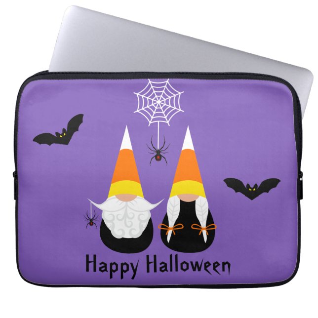 Candy Corn Gnomes Mou Laptop Sleeve (Voorkant)